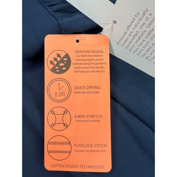 X By Gottex Spandex Daily Joggers Navy Blue XS - Picture 7 of 13